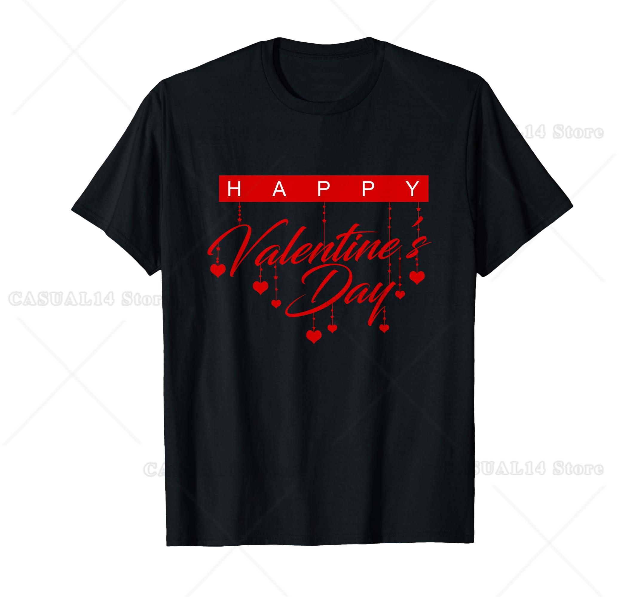 Hearts Happy Valentine S Day T-Shirt Celebrate Love And Romance With Our Heartfelt Valentine Greeting T-Shirts S