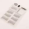 For Fun Retro Transparent Silicone Stamps Seal Ledger Stamp for Scrapbooking DIY Decor Rubber Stamp Card Making Craft Supplies