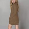 Girls' Long Sleeved Shirt, Loose Casual Shirt, Solid Color Cardigan