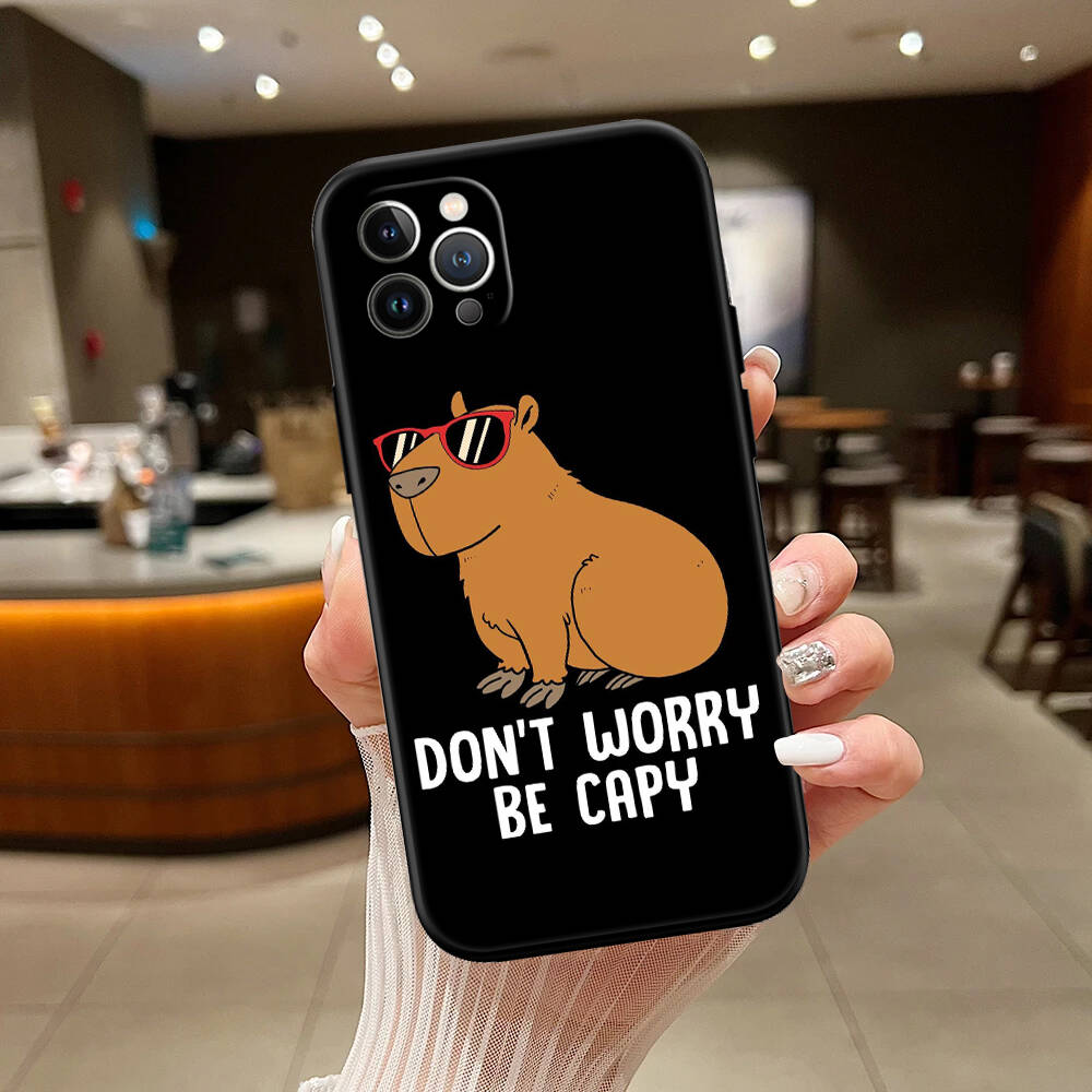 Cartoon Capybara Case for Samsung Note 20 10 S25 Plus Ultra Lite FE A11 A26 A51 A52 A53 A56 A70 A71 A72 A73 M20 M30 M21 M31 M51