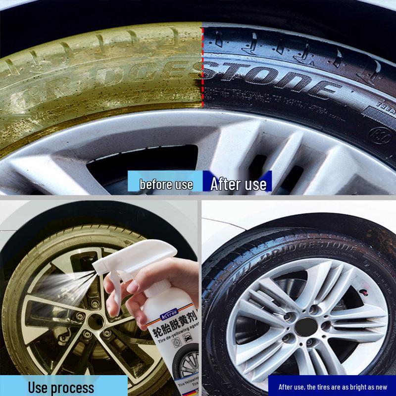 Car Tire Yellowing Removal Foam Cleaner