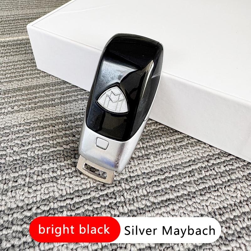 for Black Silver AFFALTERBACH Maybach Brabus Car Key Remote Accessories Key Case Shell Protective Sticker For Mercedes Benz AMG UYE6