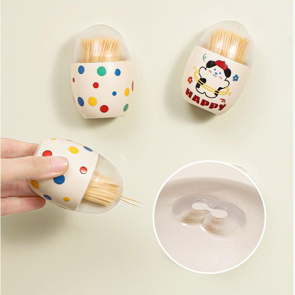 Classification Toothpick Storage Case Wall-mounted Storage Box  for Household Travel