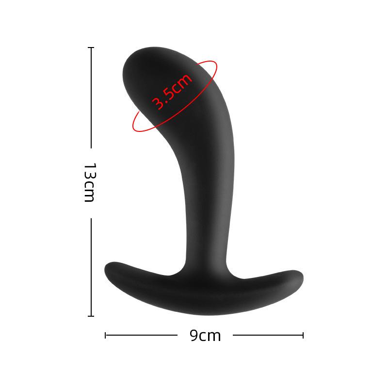 Gebogener Aluminiumlegierung Anale Plug für Männer und Frauen - G-Punkt Stimulation Erotisches Spielzeug