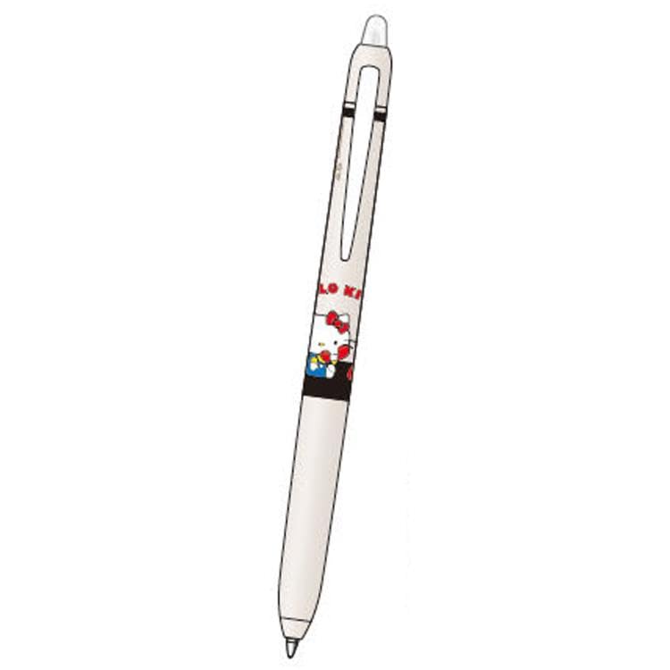Stationery Sanrio Character FriXion Ballpoint FriXion Hello S4657578 Sun-Star Pen, Waai, Kitty, Black, чёрный