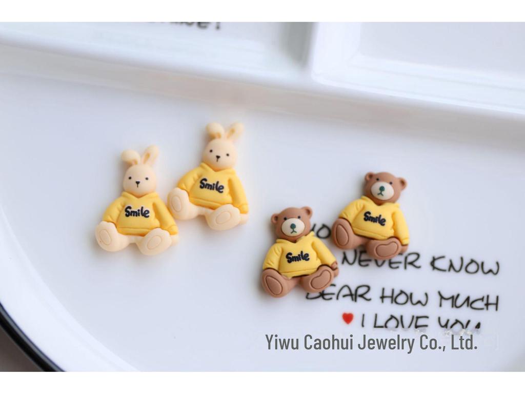 Bijuterii și accesorii pentru huse de telefon cu desene animate drăguțe cu ursuleț de iepuraș