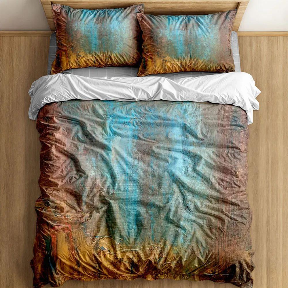 Tin Roof Rust Bedding Set King Queen Double Full Twin Single Size Duvet Cover Pillow Case Bed Linen Set
