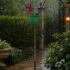 Outdoor Bird Feeder, Bird Baths for Outside, Metal Flower Garden Stakes Bird Bath, Hummingbird