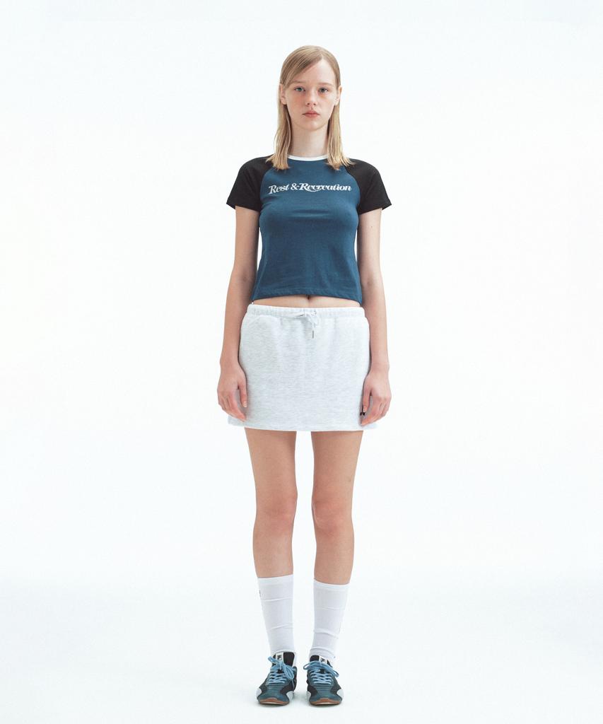 REST&RECREATION Raglan Half Sleeve Top - Navy