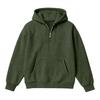 Waffel-Kapuzenpullover für Jungen, Viertelreißverschluss, Kapuzenpullover, Kinder, Langarm, Strickpullover, Oberteile mit Tasche für Teenager und Kinder, 3-14 Jahre