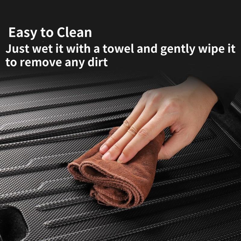 For Tesla Model Y Launch 2025 Juniper Rear Trunk Seat Backrest Cushion Front Rear Trunk Anti-Kick Mats TPE Car Accessories