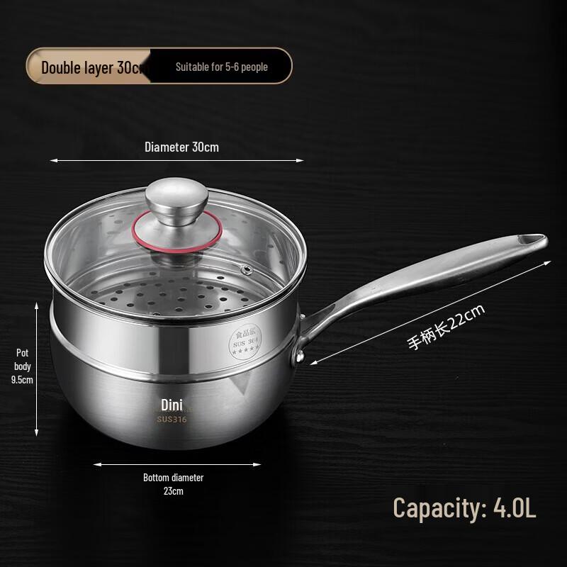 

316 Stainless Steel Honeycomb Yukihira Pot