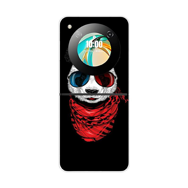 Pro ZTE Libero Flip Pouzdro Módní Roztomilý Kreslený Průhledné PC Tvrdá Skořepina Pouzdro na Telefon Pro ZTE Nubia Flip Flip2 Pouzdra Průhledné Fundas