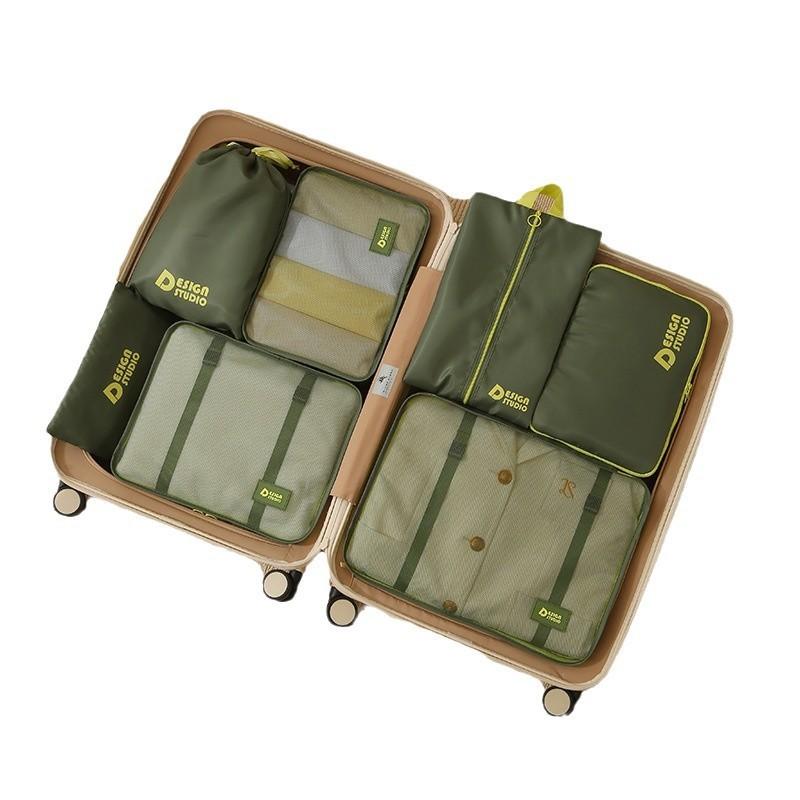 Travel Organizer Set With Waterresistant Canvas For Luggage And Home Storage