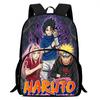 NARUTO Anime Kids Mochila Backpack,With Adjustable Shoulder Strap & Front Pocket,Lightweight & Durable,for Boys & Girls Age 5-10