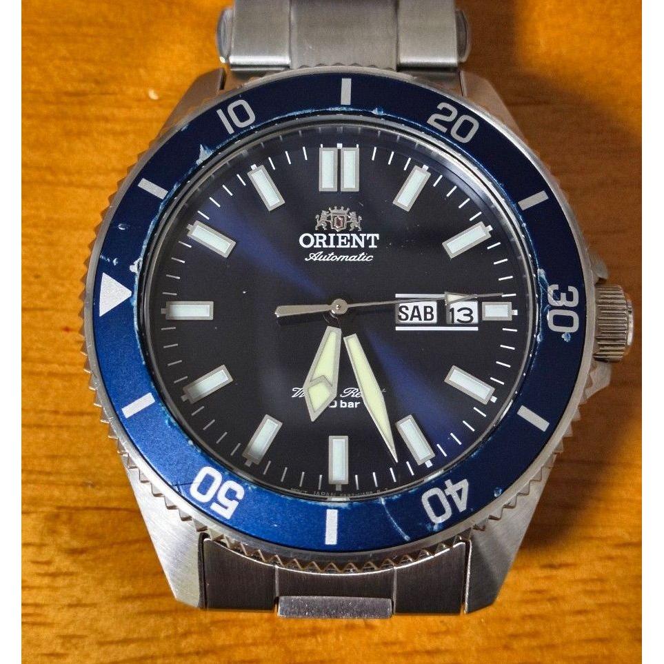ORIENT Automatic Orient automatic watch blue dial diver