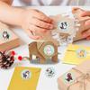 500Pcs/Roll Q Pet Dogs Kids Rewards Stickers - DIY Scrapbooks Album Decor Sealing Label Decals