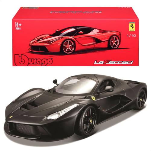 Bburago 1/18 Scale Signature Series Ferrari LaFerrari Red / Diecast Model Car, Finished Model, 18-16901, Black