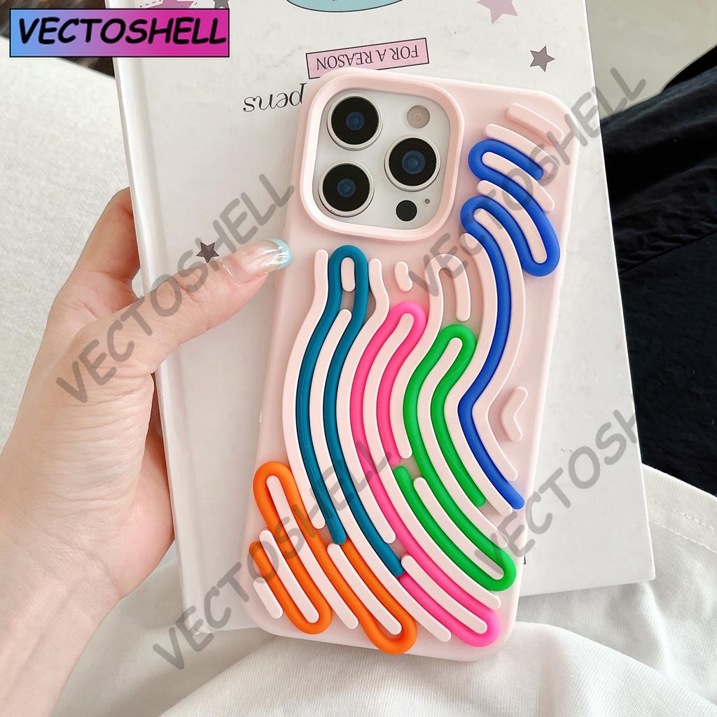 DIY Puzzle Maze Funny Sensory Activity Board Silicone Case For iPhone 16 15 14 13 Pro Max Creative Decompression Arc Soft Cover
