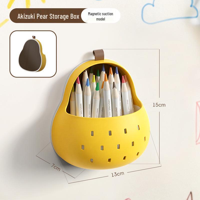 Magnetic Wall-Mounted Kitchen Organizer: Multi-Function Shelf and Storage Basket