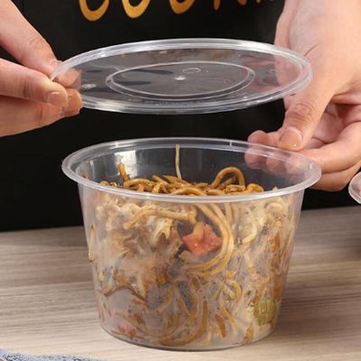 Disposable Round Plastic Lunch Box
