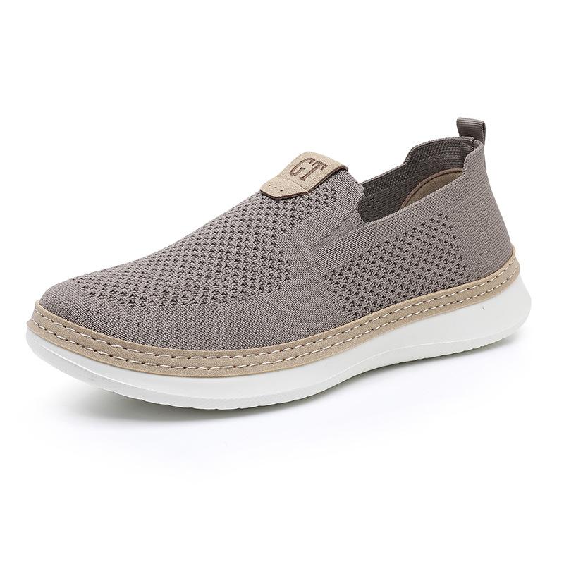 

Туфли мужские весенне-осенние универсальные новые мужские туфли дышащие нескользящие износостойкие удобные повседневные туфли на плоской подошве 44 хаки