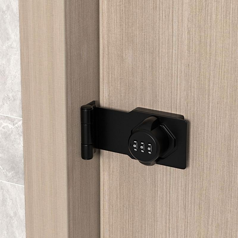 Cabinet Combination Locks Keyless-Drawer Lock Zinc-Alloy Lock for Cabinet Drawer Office File Storage Furniture Privacy
