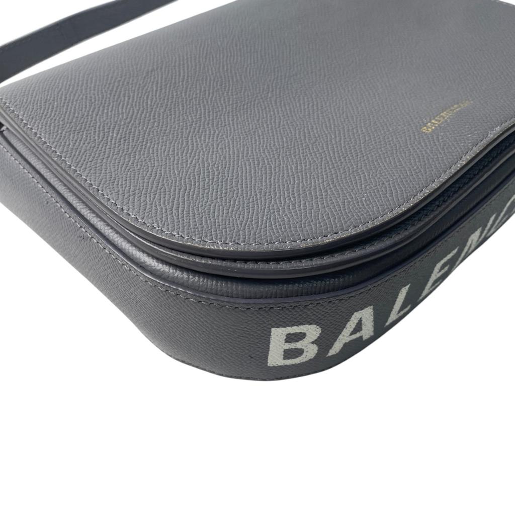 Used BALENCIAGAShoulder Bag Gray Leather Women