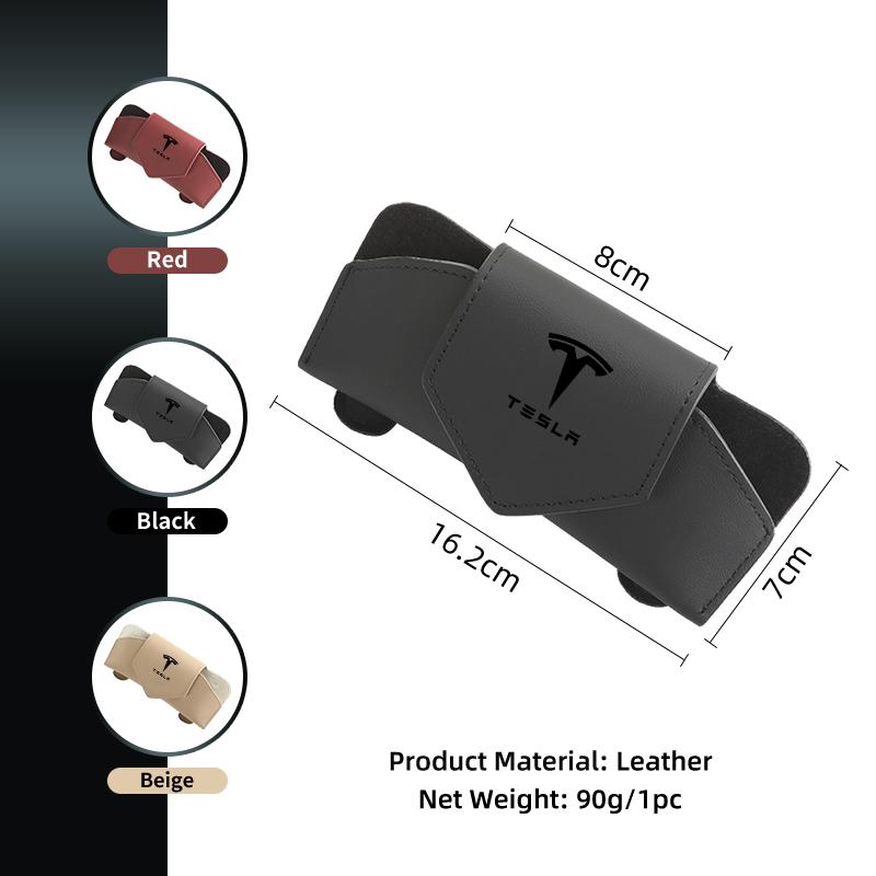 Car Valve Glasses Box Sun Visor Glasses Holder Sunglasses Case For Tesla Model 3 Y S X 2021 Roadster Cybertruck Juguete