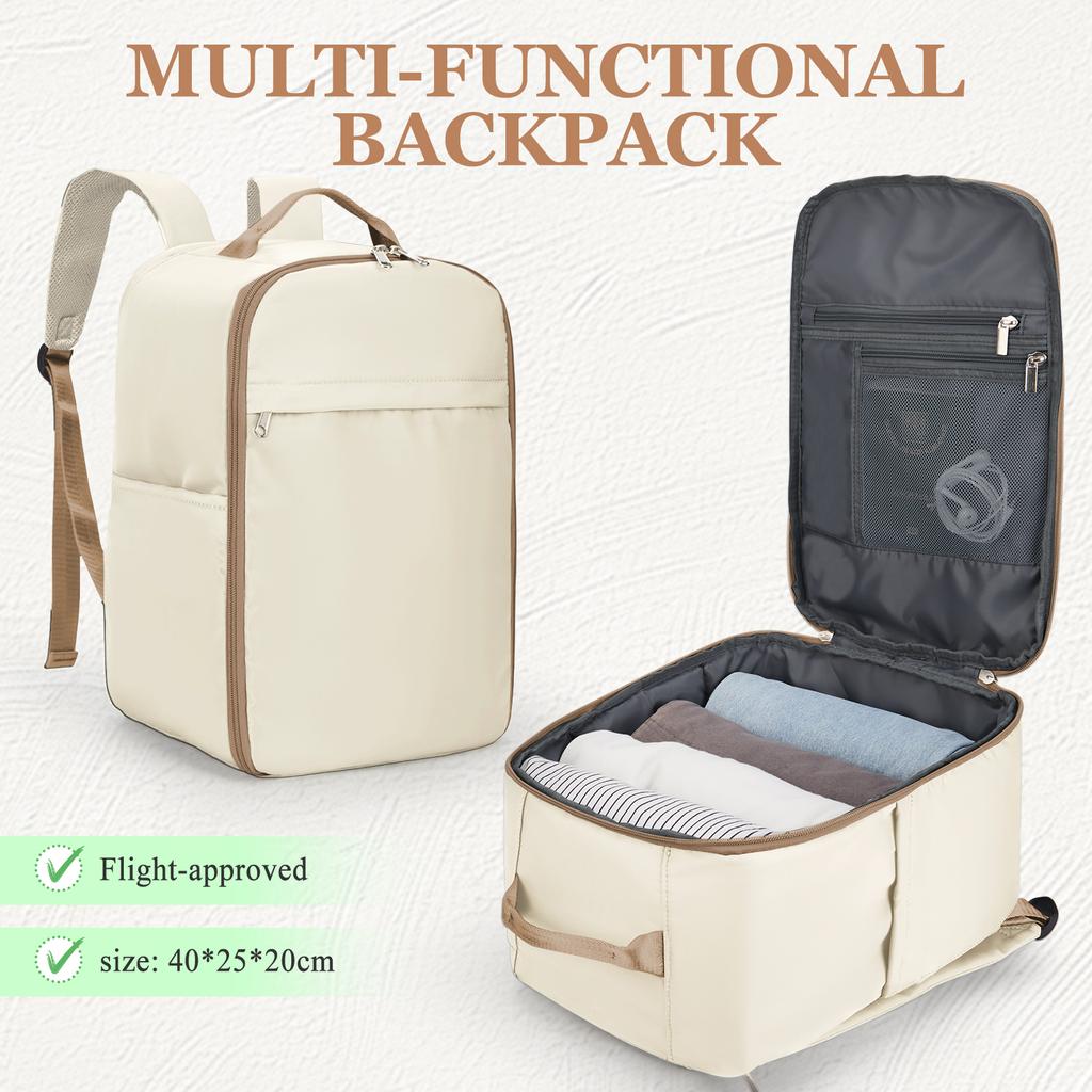 Under Seat Travel Backpack, Laptop Hand Luggage Travel Backpack Mochila Viaje Cabina Avion 40x20x25, Student School Backpack