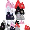 Bts Huvtröja Med Broderad Grafik Bomullsfleece För Ungdomar Vardagskläder