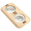 Thermometure Humidity Meter Bath & Sauna Sauna Thermometer Wooden Indoor/Outdoor Hygrometer Steam Wood Sauna Room
