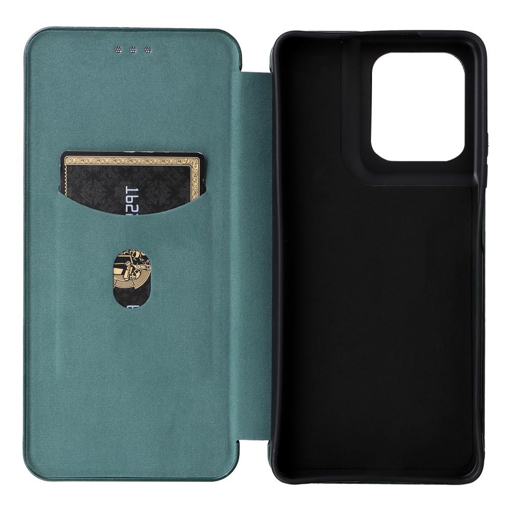 Magnetyczne Zamknięcie Pokrowiec Flip z Włókna Węglowego Portfel Skórzany Etui Książka Dla Motorola Moto G85 G84 G75 G74 G73 G55 G54 G53 G35 G34 G32
