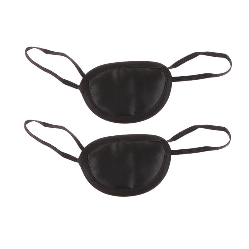1/2/3/5pcs Pirate Eye Patch Eye Covers For Sleeping Adjustable Eye Patch Black Eye Patch Eye Patch For Strabismus