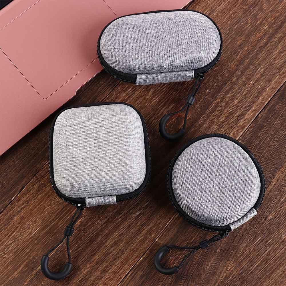 Case Travel Case Earphone Storage Bags Earphone Accessory Charger Protection Bag EVA Zipper Bag