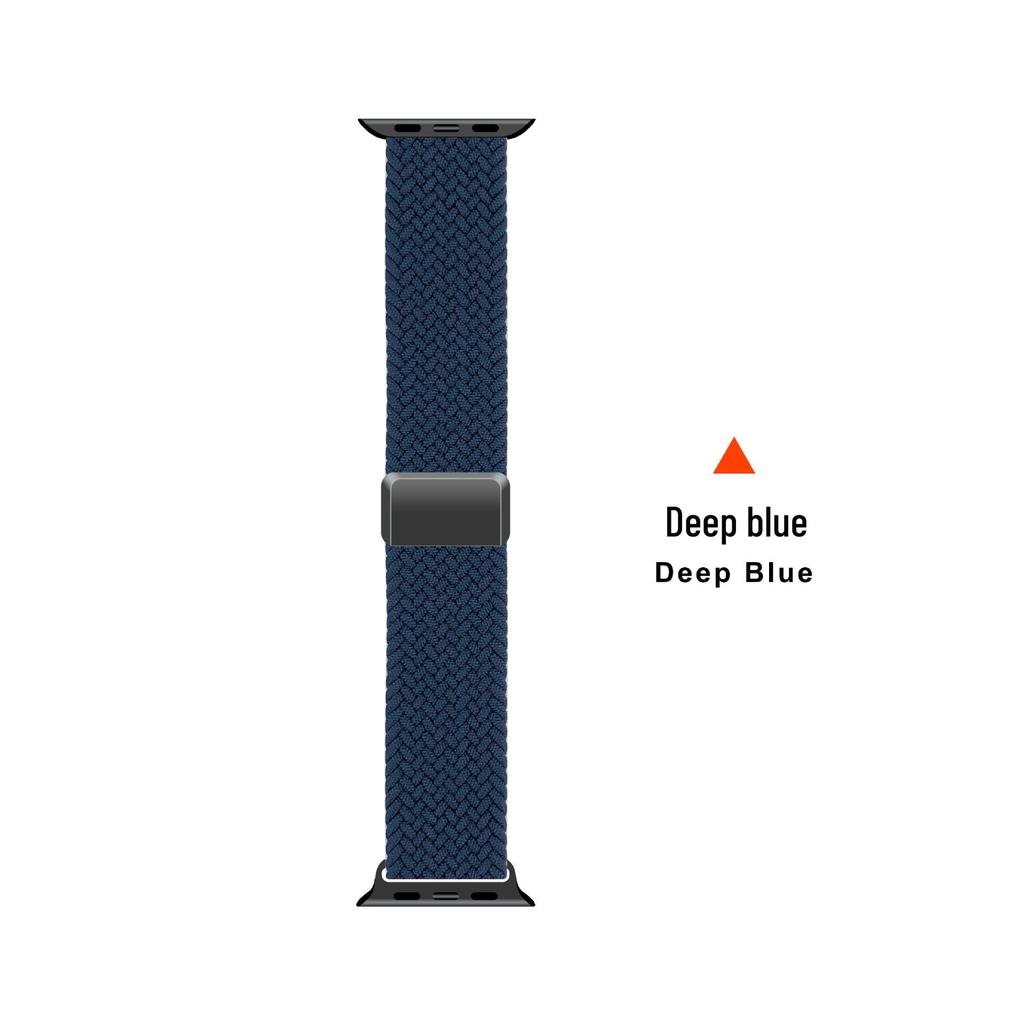 Geflochtenes Magnetarmband aus Nylon für Apple Watch S11