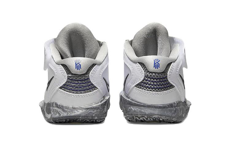 Nike Kyrie 8 Infinity Mid top Toddler Shoes White Black Infant And Toddler DD0333-102