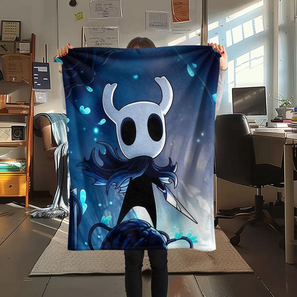 Hollow Knight Flannel Blanket, High Quality Comfortable for All Seasons, Home Decor, Warmth and Comfort