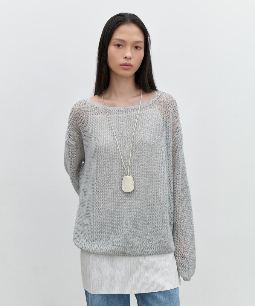 Yulago Paper Boatneck Loose Knit