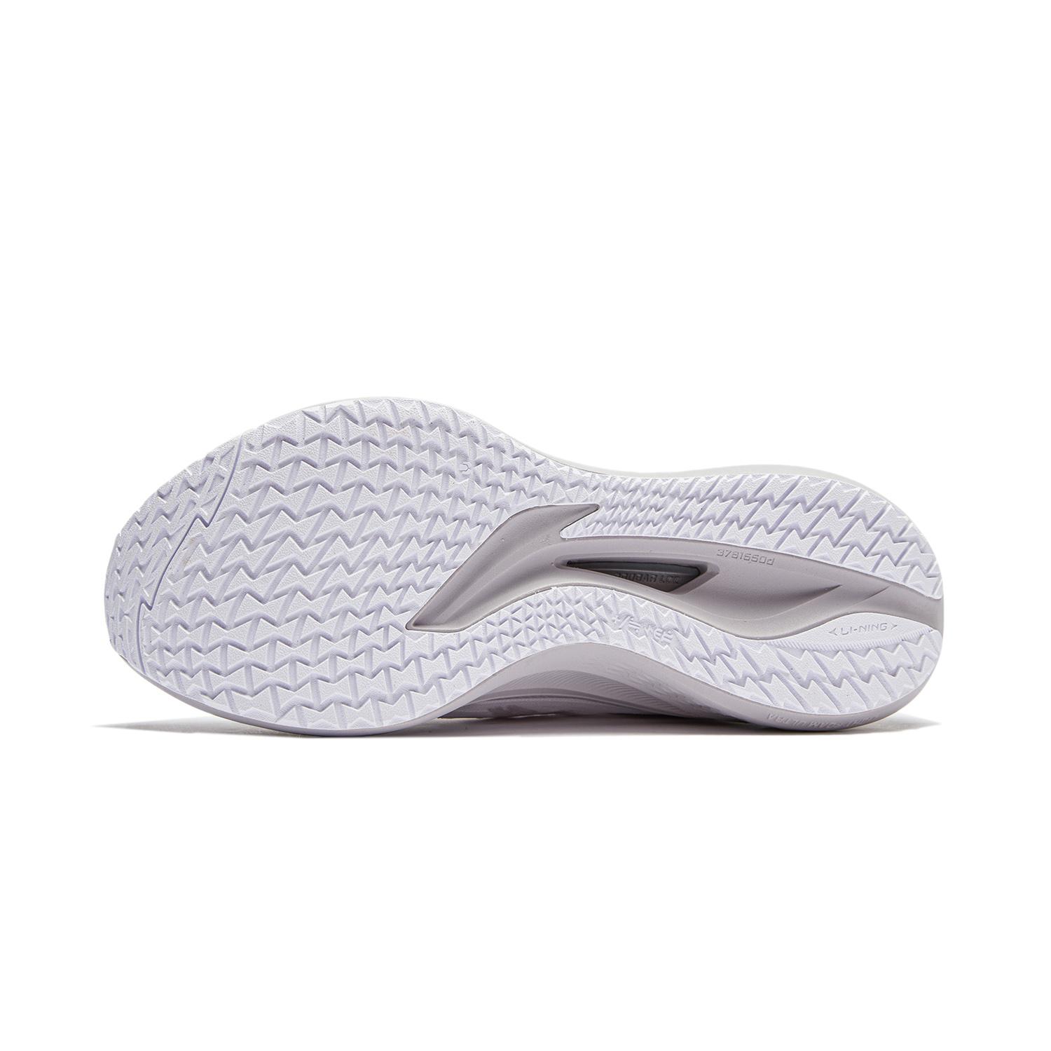 

LiNing Red Hare 7 Cushioning, Slip Resistant, Lightweight Low top Running Shoes Women s White Purple Gray 38