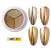 Aurora Triple-Color Nail Mirror Powder Set