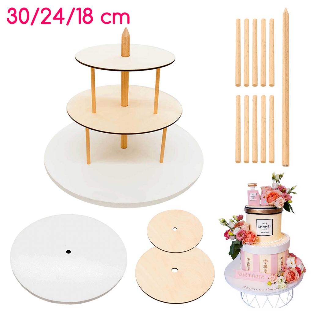 3-tiered Cake Stand 30/24/18 Cm Brand4cake