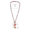 Vacation Style Ceramic Fish Bohemian Pendant Adjustable Rope Faux Pearl Collarbone Chain Boho Choker Jewelry Female Fashion