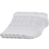 Under Armour Ankle Socks Unisex 6 Pack White 1370542-100