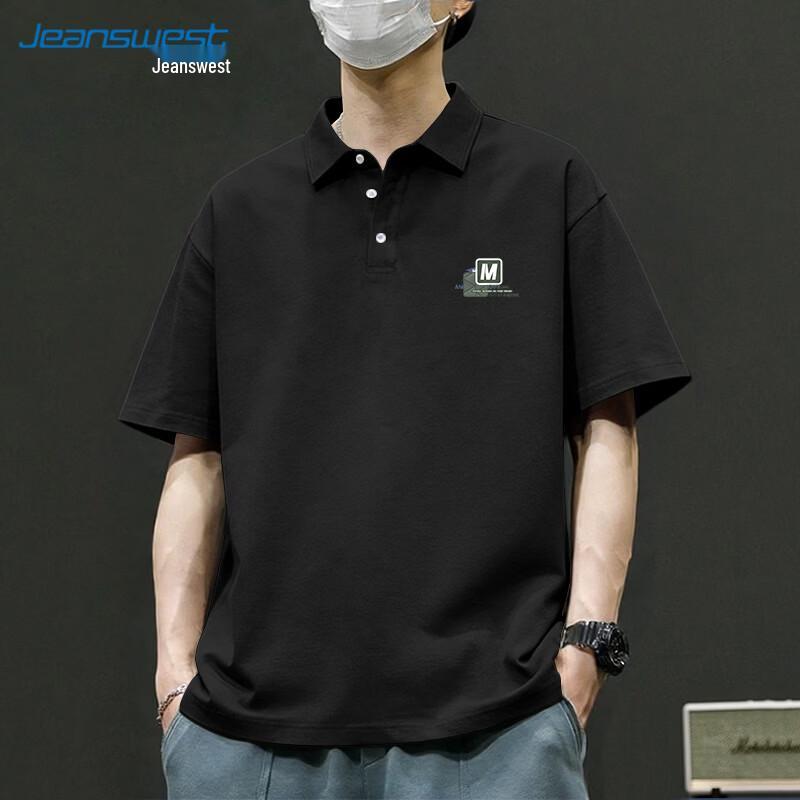 Jeanswest Men s Summer Loose Fit Pique Polo Shirt XL