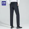 ROMON Men's Business Casual Straight-Leg Trousers