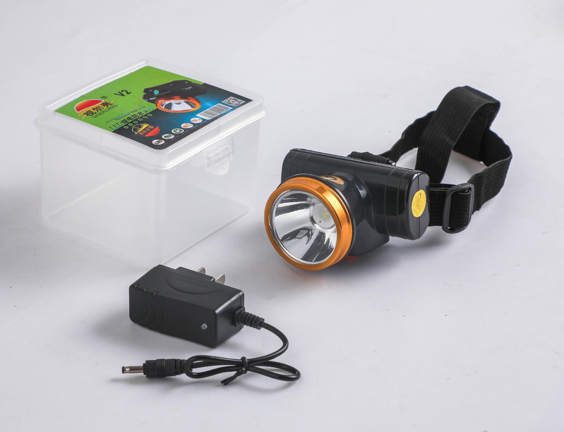 

Мощный светодиодный налобный фонарь: Многофункциональный, перезаряжаемый для кемпинга и рыбалки SL-Q5, 30W, direct flush белый