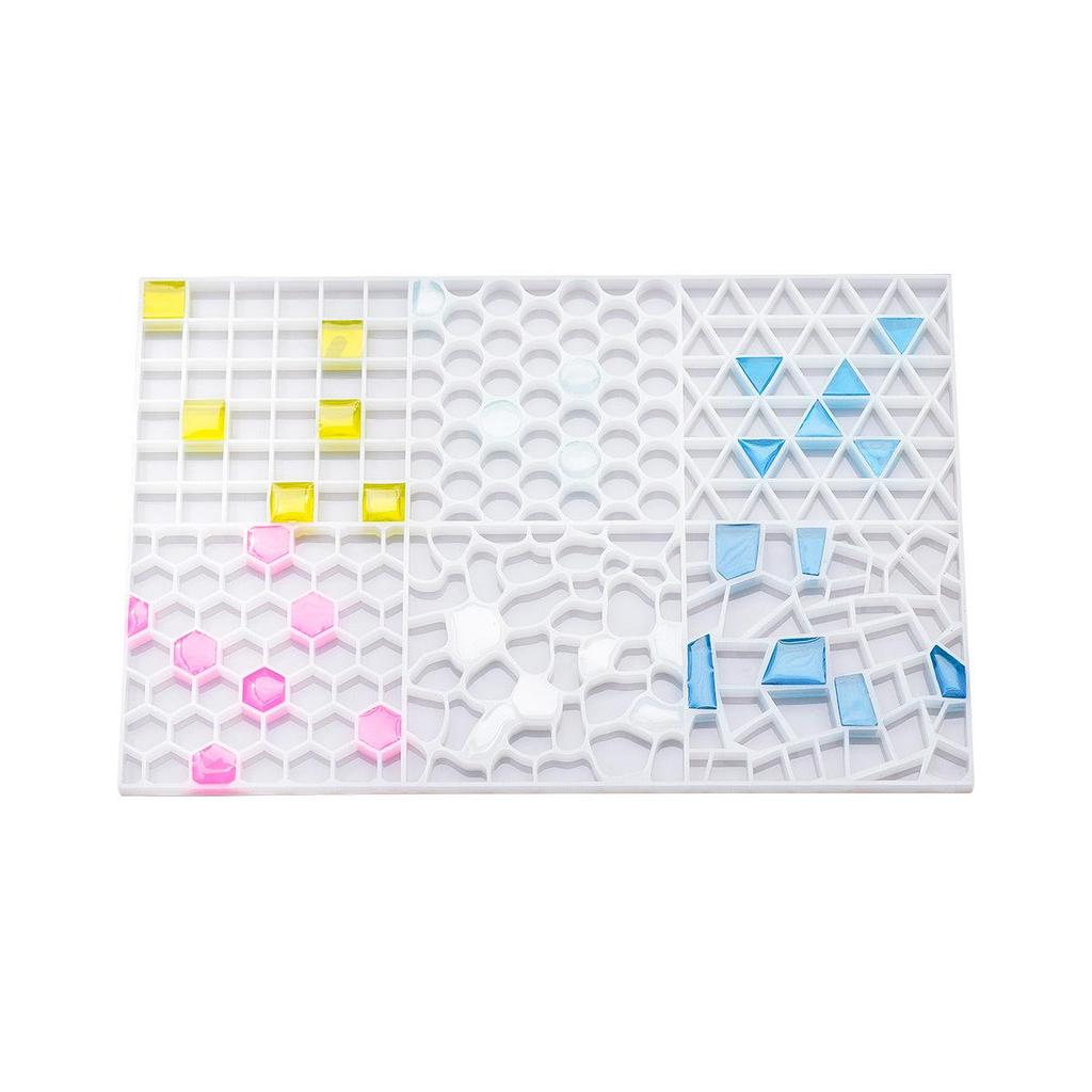 DIY Epoxy Silicone Mold for Creative Polka Dot Mosaic Coasters