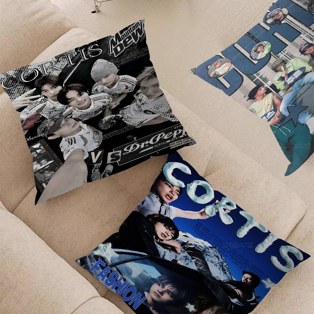 Kpop Music C-CORTIS Personalized Pillow Dust Cover Bedroom Kids Party Decoration Pillowcase Birthday Children Gift
