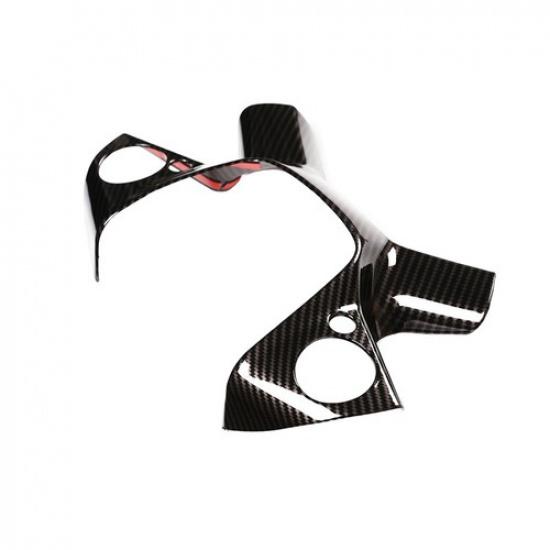 For Mercedes-Benz E-Class 2009-12 Car Steering Wheel Frame Trim ABS Carbon Cover